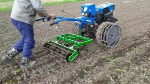 ТЕПЕРЬ ЕГО НЕ ОСТАНОВИТЬ/ КУЛЬТИВАТОР ДО МОТОБЛОКА С ГРУНТОЗАЦЕПАМИ /CULTIVATOR TO MINI TRACTOR TES
