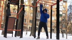 Мощный комплекс с гирей для мужиков. Тренировка с гирей на все тело на силу, выносливость и удар.