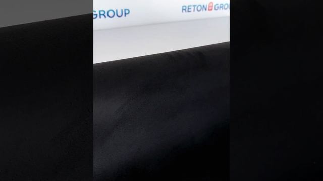 Алькантара  самоклеящаяся черная Reton Group