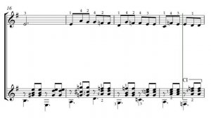 Дмитрий Теслов. Колыбельная из Сюиты для дуэта гитар "Мелодии Шести Струн" (2022 г.)