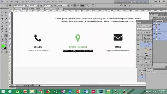front-end web development (HTML, CSS,JS) ICT gurukul part-21-Contact us!