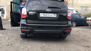 Выхлоп Subaru Forester Kakimoto ReGu 06#R на 76 трубе