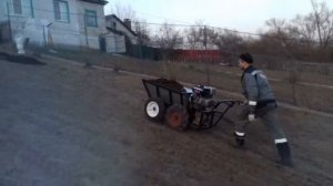 Самосвальная самодельная тележка 4х4 с червячным редуктором