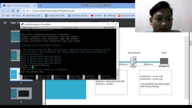 Konfigurasi NTP Server dengan PUTTY смотреть онлайн