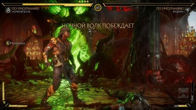 MK11 - Ночной Волк Все Фаталити, Бруталити, Френдшип, Насмешки и Концовка/MK11 Nightwolf Finishers.