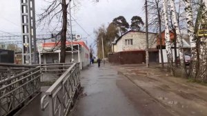 Мытищи 3877 ж/д платформа Перловская весна день