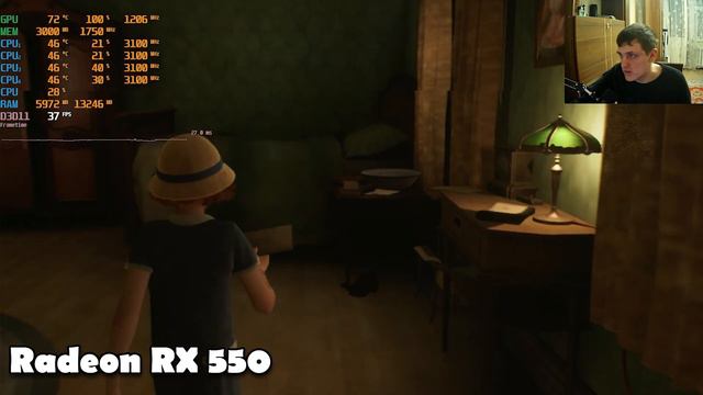 Alone in the Dark на слабом пк RX550