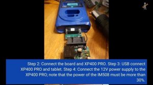 Autel XP400Pro BMW EWS3 Communication Error Solution