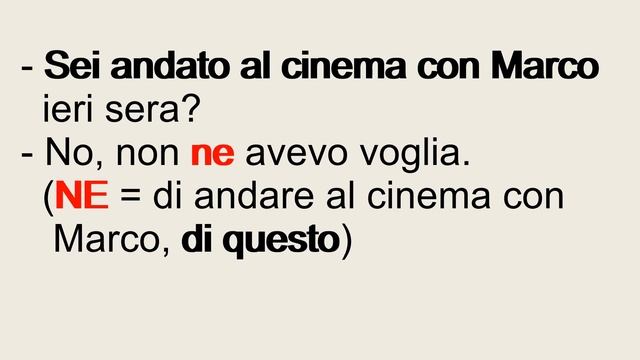 Итальянский язык. Урок 40. Particella NE. Частица NE. смотреть онлайн