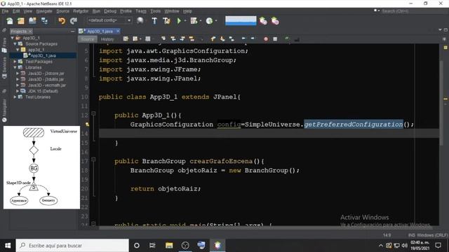 Mi Primera Aplicación en Java 3D смотреть онлайн