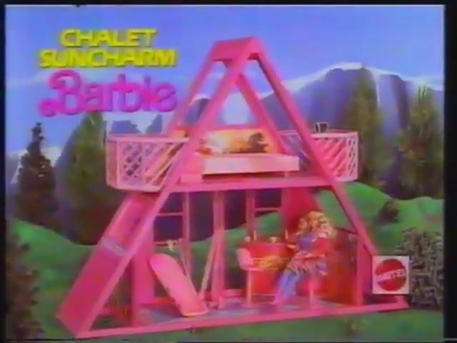 1990 Реклама куклы Барби Barbie Chalet Suncharm