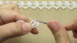 Ленточное кружево кайма вязание крючком  Crochet Lace Braid Ribbon Tape Tutorial