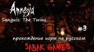 Amnesia: Sanguis The Twins - прохождение хоррор #3 犬 квесты замка