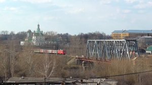 ЭП2К-104 с пригородным поездом Алапаевск - Екатеринбург-Пасс.