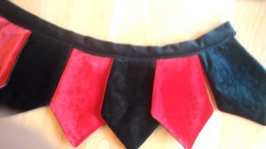 Шью Воротник и колпак от костюма Петрушки