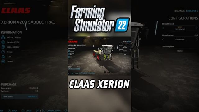 Claas Xerion Saddle Trac - FS22 Bonus Tractor смотреть онлайн