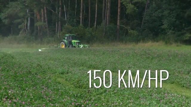 Косилка широкозахватная SaMASZ MegaCUT 861 смотреть онлайн