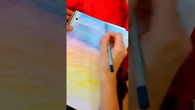 ART? Техника штриховки акварельными карандашиками. #урокрисования #art #школарисования