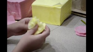 как сделать цифру из салфеток на День Рождения