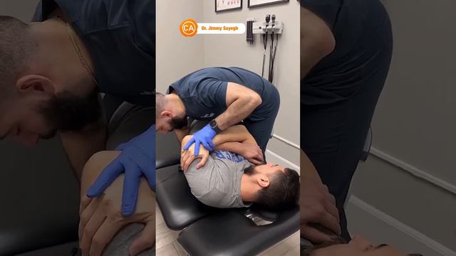 Removed the BLOCKAGE from his Spine #chiropracticasmr #chiropractic #short #shorts