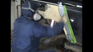 Ремонт заднего крыла на приоре. Часть Первая.