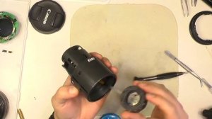 Замена шлейфа диафрагмы Canon 24-70 F2,8 L ERR 01