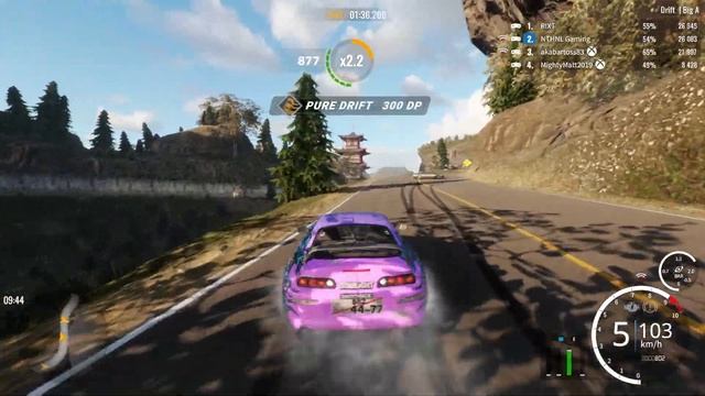 Drift Competition Toyota Supra A80 Kami Road Big A! Carx Drifting
