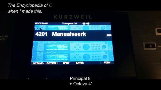 Kurzweil PC4 pipe organ sound demo смотреть онлайн