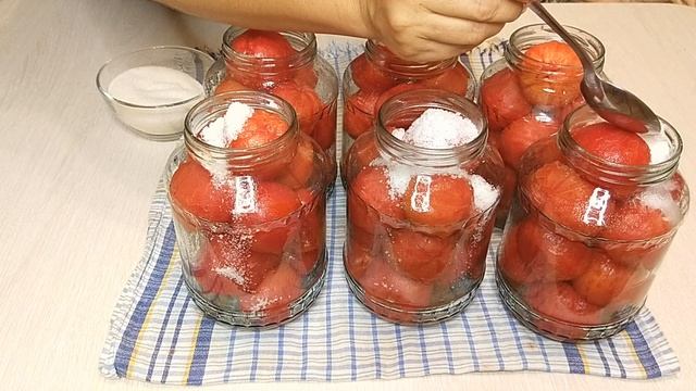 Лучший рецепт обалденных  ПОМИДОР на ЗИМУ. из ДУХОВКИ! В СОБСТВЕННОМ СОКУ! Без УКСУСА! Без КИПЯТКА!