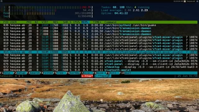Htop - Task Manager - Linux TUI смотреть онлайн