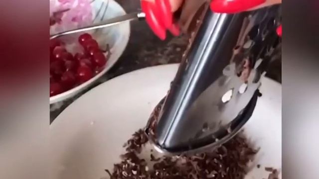 Шоколадно-творожный мусс