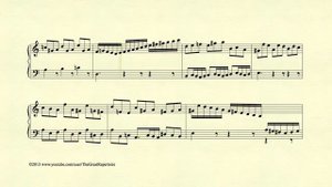 Bach, Prelude in A minor, BWV 942, Piano