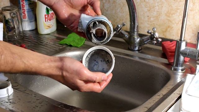 Как прочистить сифон смотреть онлайн