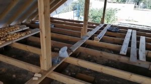 ДВУХСКАТНАЯ КРЫША. Стропильная система.