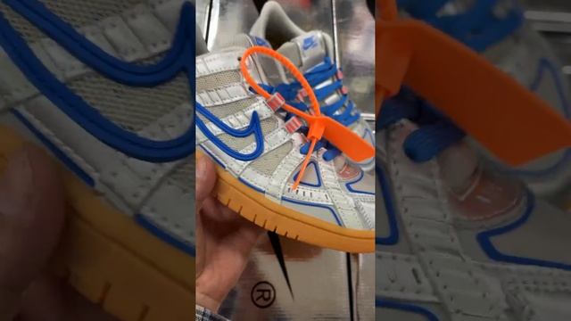кроссовки Nike Off-White x Air Rubber Dunk Silver смотреть онлайн