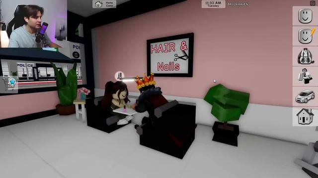 Брайс делает себе МАНИКЮР! История Брукхейвен РП Роблокс. (Brookhavep RP Roblox) смотреть онлайн