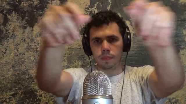 ASMR ? чистка АУРЫ, массаж звуков рук смотреть онлайн