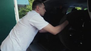 Полная оклейка Mazda CX-9 в матовую полиуретановую пленку LLumar Matte.