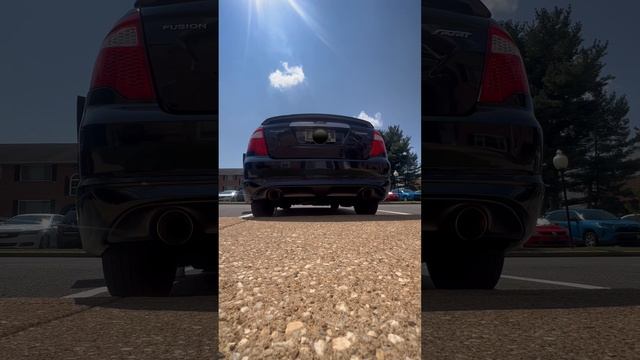 Ford fusion sport v6 revs *BURBLE TUNE*  #exhaust #cars