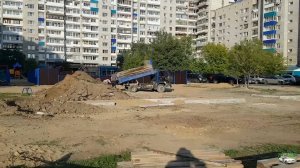 Комсомольск-на-Амуре Реконструкция дворовой территории пр. Первостроителей, 41