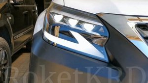 Рестайлинг комплект lexus gx 460 из 09-2012 г в 2020 г Установка