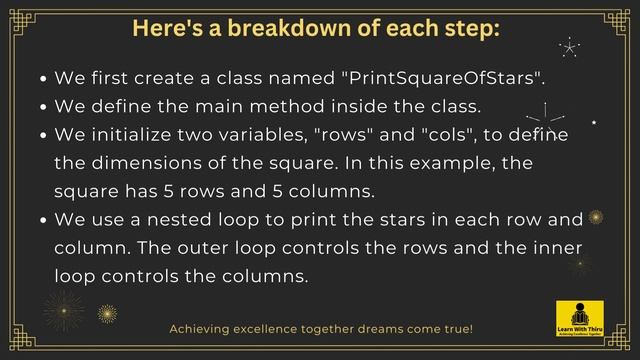 "Unlock the Secret to Printing a Perfect Square of Stars - Java Tutorial" смотреть онлайн