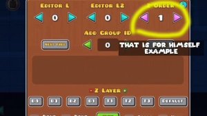 How to use Z order and Z layer Geometry dash Tutorial
