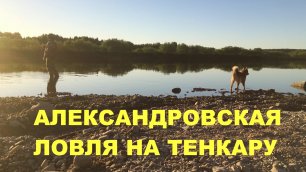 Ловля на тенкару в Алексадровской с берега