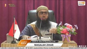 BAHAS TUNTAS MASALAH ZIHAR |Al-Wajiz| Ustadz Dr. Muhammad Haikal Ali Basyarahil, Lc MA