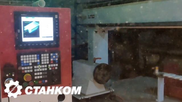 Запуск фрезерно-токарного 5-ти осевого станка ЧПУ смотреть онлайн