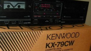 Двухкассетный стереомагнитофон Kenwood KX-79CW-Япония-1990-год