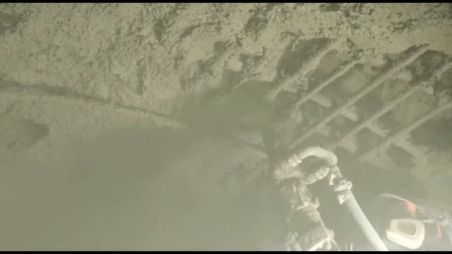 Торкрет штукатурка тоннеля в Ялте 30.10.2021 смотреть онлайн