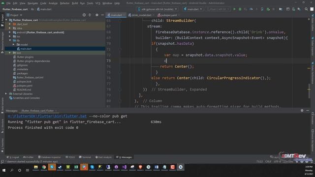 Flutter Tutorial - Build Cart with Firebase #1