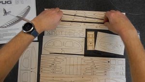 How to build a Pug V2 DLG RES V-Tail from angel wing designs part 1 intro and fuselage